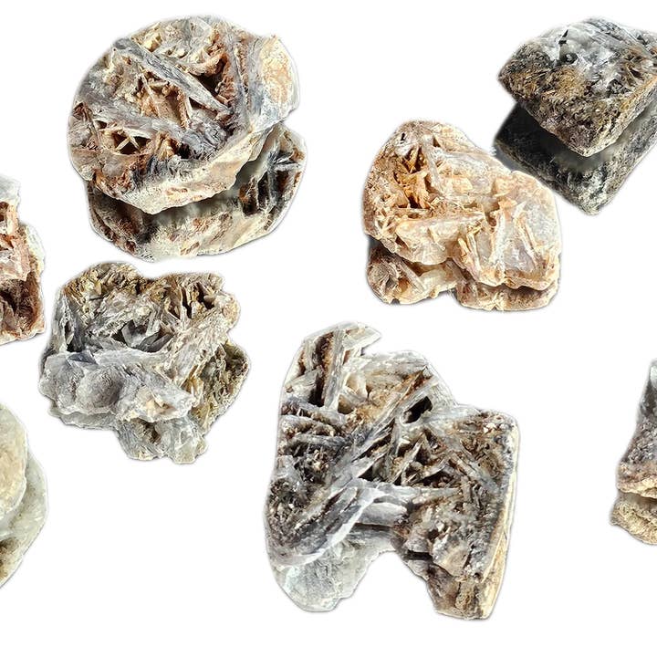 Blue Baryte Crystal Slices for wholesale by Distinction Crystals