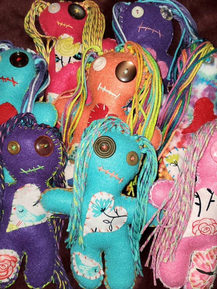 Handmade Magick Poppet Doll Hoodoo Voodoo Magic for wholesale by The Clairity Room