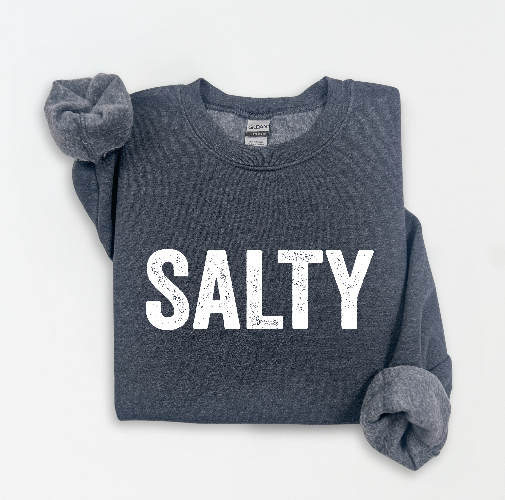Three Girls Shop - Wholesale Graphic Sweatshirt - Women's - SALTY Fleece Graphic Sweatshirt  5