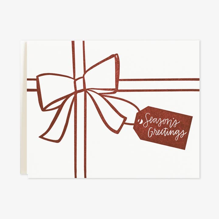 Cartão de saudações da temporada por atacado de Kindly,