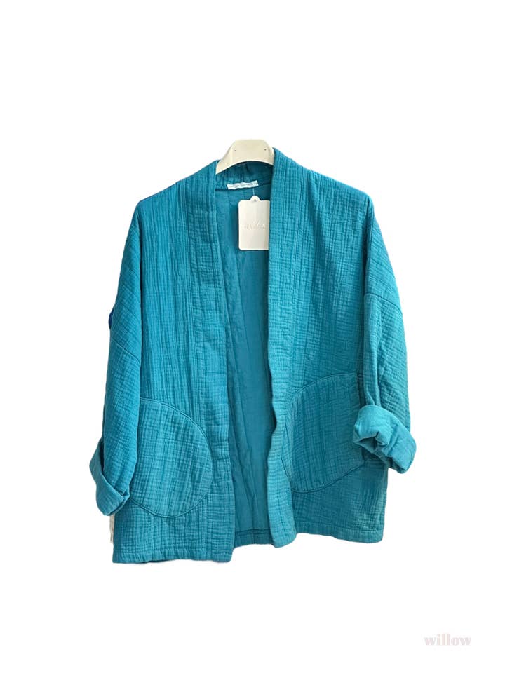 Moonsun - Wholesale Jacket - Women's - #5230 cotton-gauze kimono-style jacket14