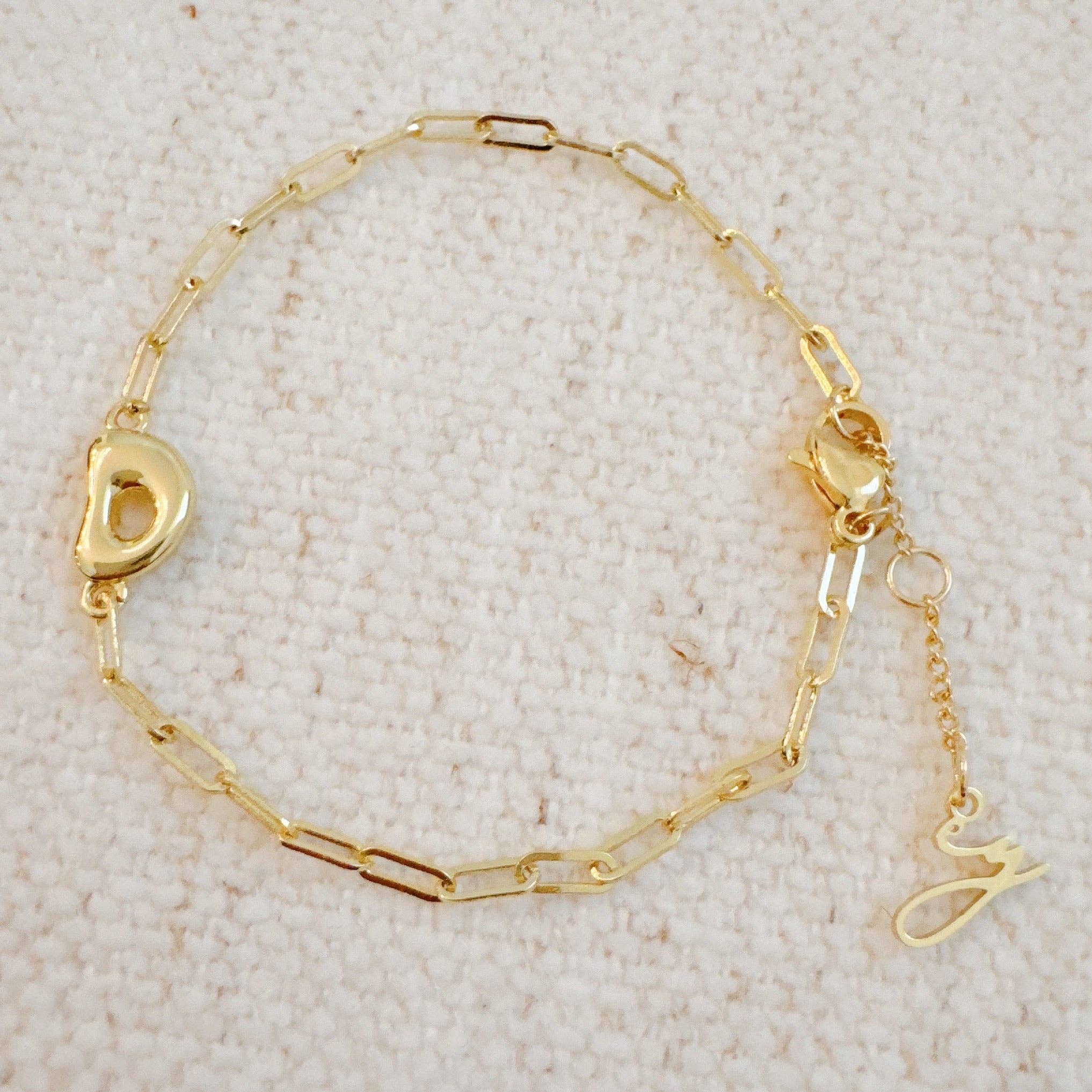 Ellison+Young - Wholesale Link & Chain Bracelet - Mini Balloon Initial Bracelet20