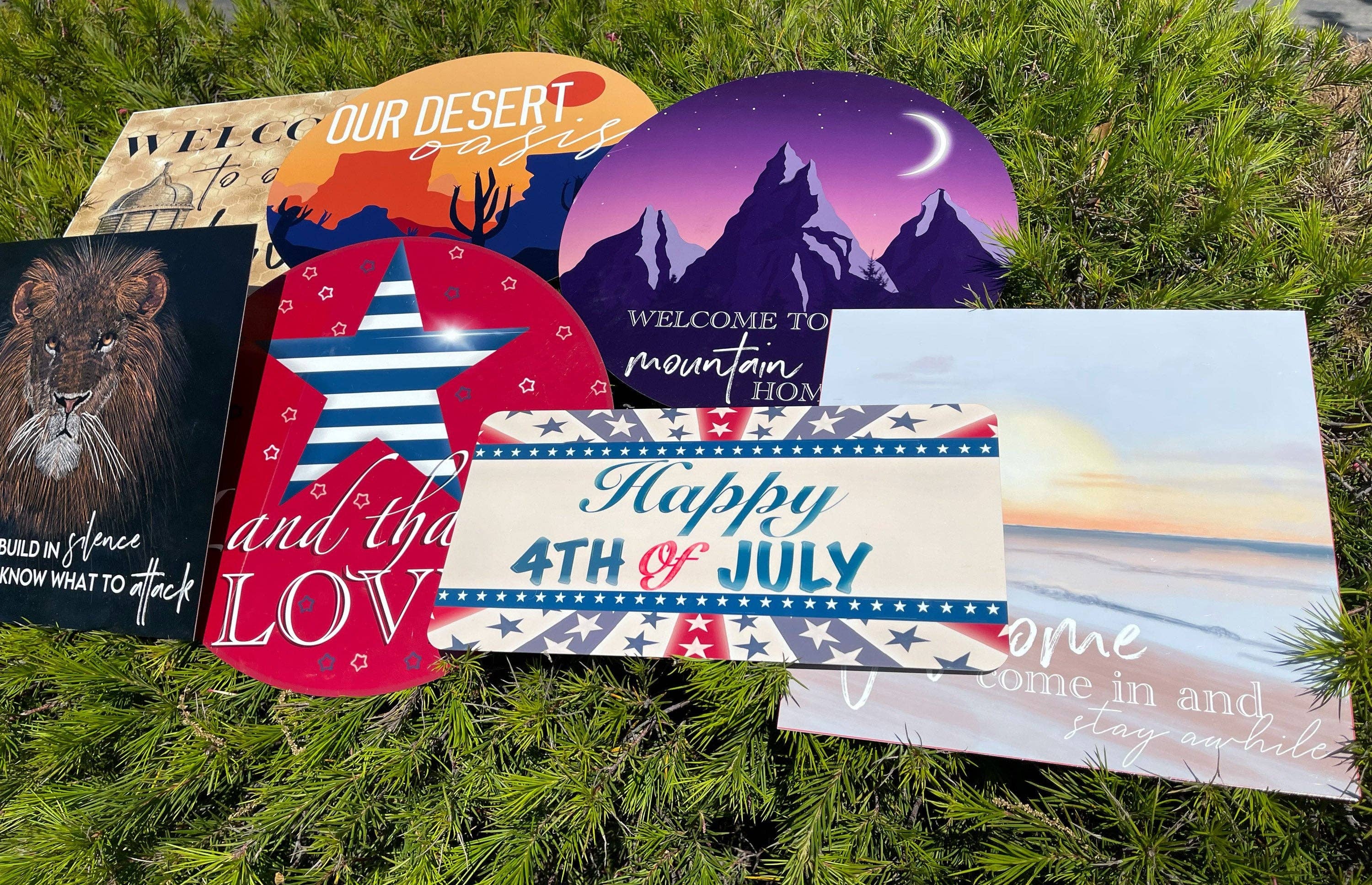 Sayers & Co. – Papel transfer para sublimação por atacado – Espaços em branco do sinal da sublimação do círculo redondo de 11,75”1