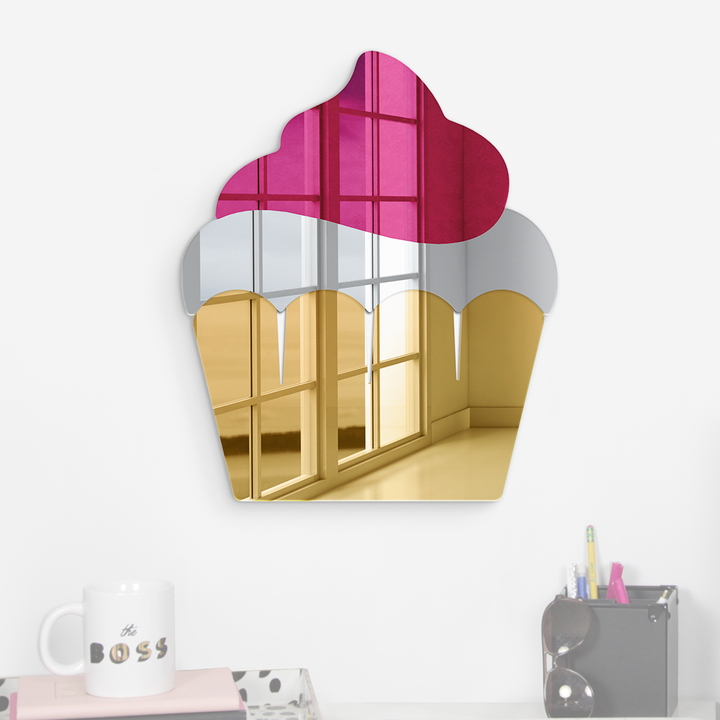 4ArtWorks - Wholesale Wall Mirror - Cupcake | Acrylic Art | Mirrored Wall Decor6