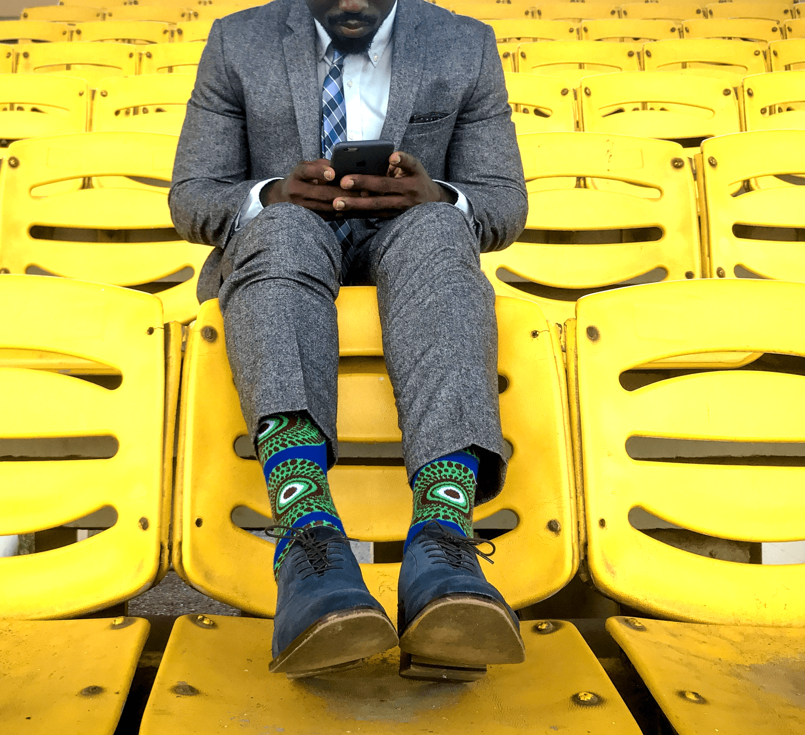 Afrisocks – wholesale Socks – Unisex – No Wahala Ankara Socks1