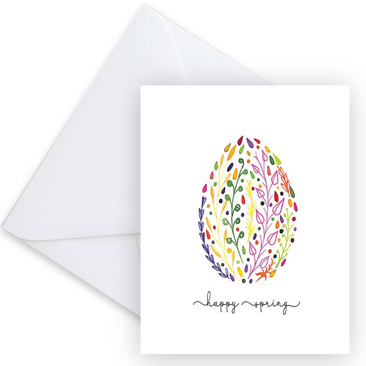 Happy Spring- Easter Egg for wholesale by KCM Studio INK