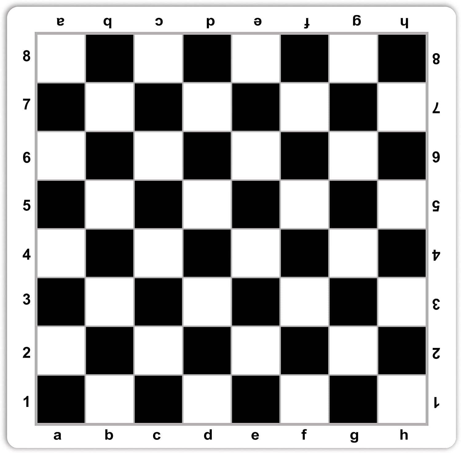 Wood Expressions - Wholesale Board Game - Mousepad Tournament Chess Mat, 20 inches24
