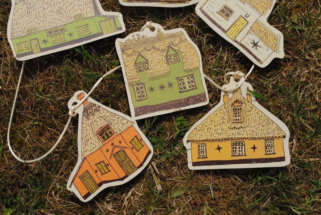 Tulips and Heather - Wholesale Bunting/Garland - Illustrated Paper Garland -Thatched Cottage7