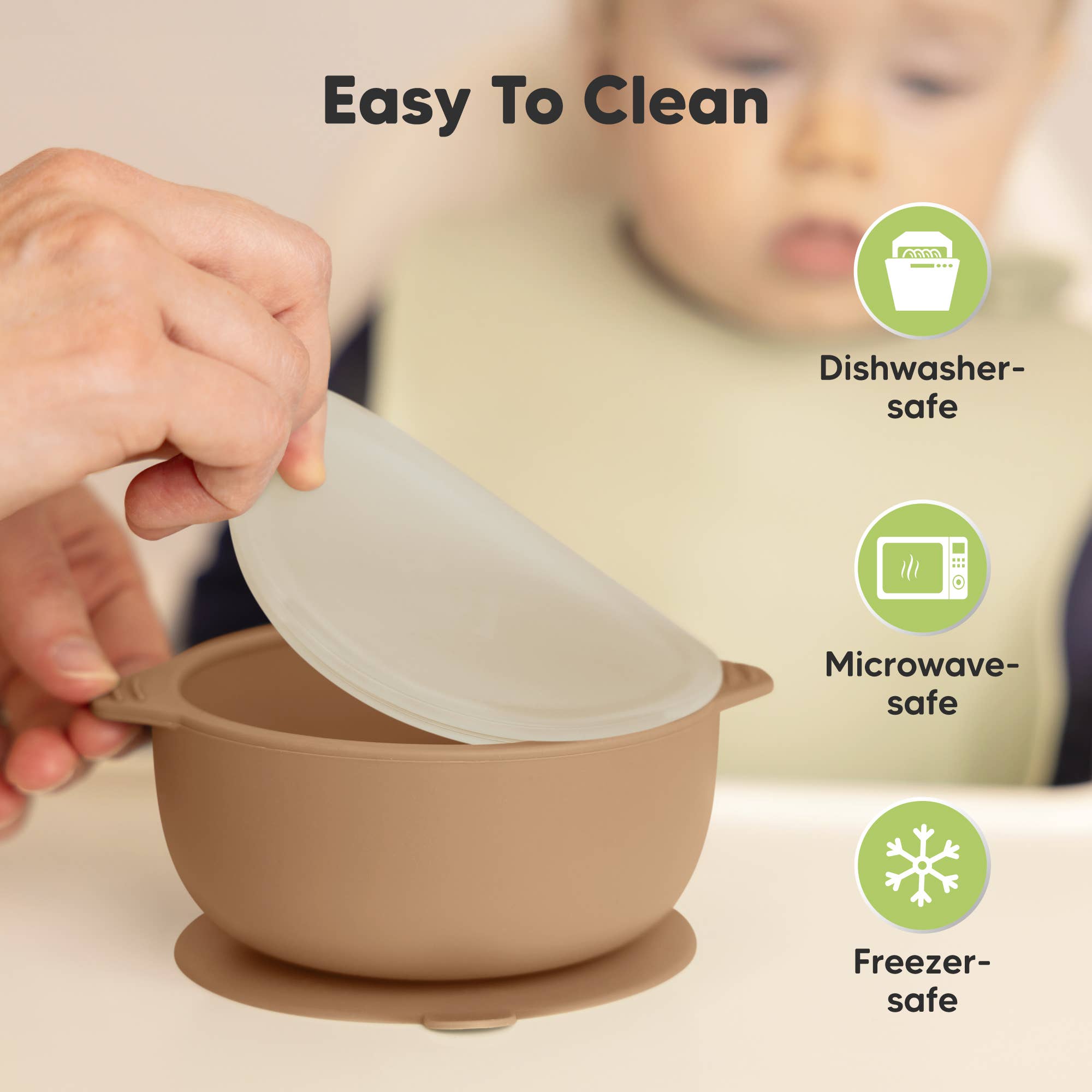 Öken 2-pack Prep-sugskålar med lock, BPA-fria babyskålar för wholesale på Faire4