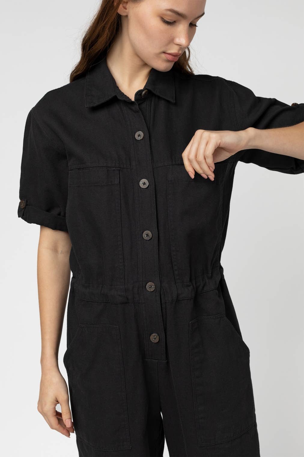 MOD REF - Wholesale Jumpsuit - Women's - The Winnett Jumpsuit | Short Sleeve Jumpsuit12