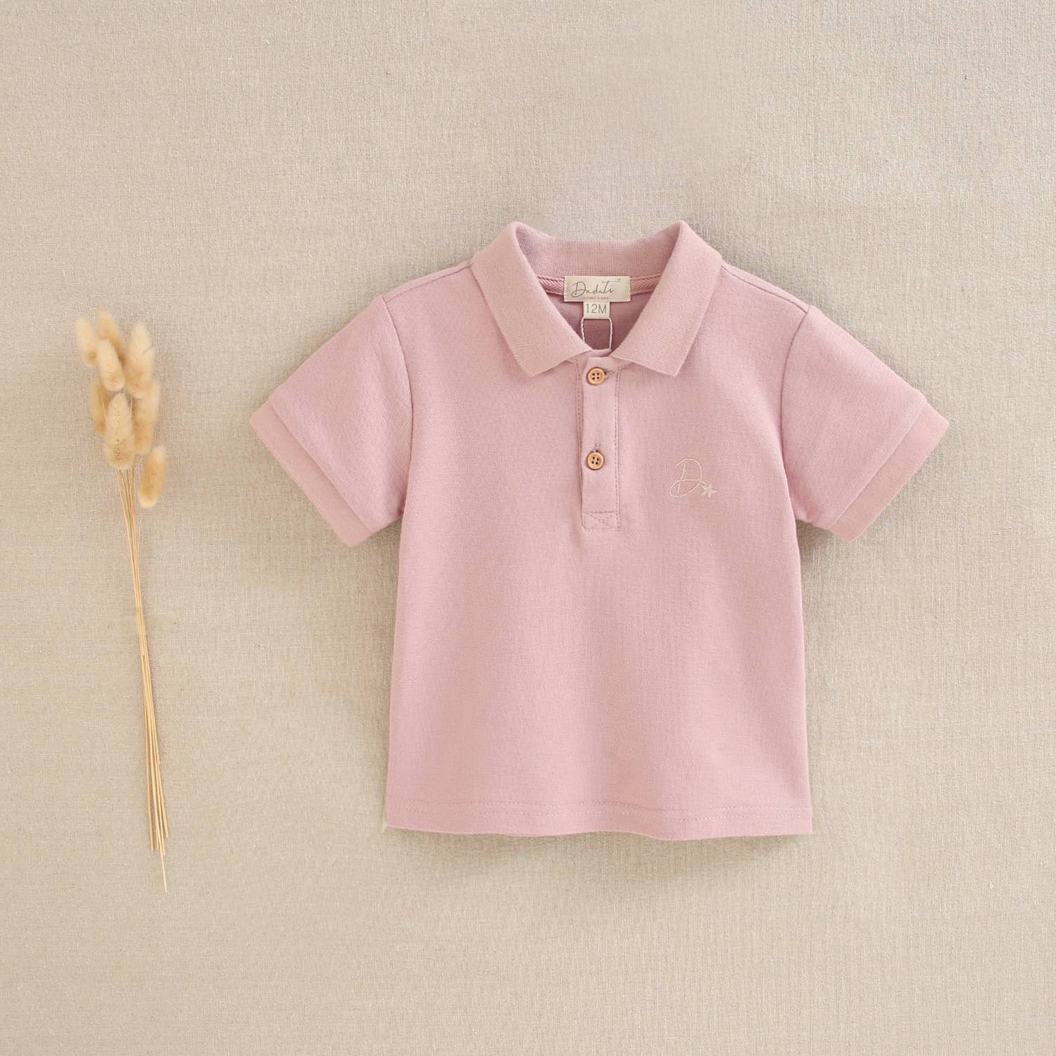 Dadati - Wholesale T-Shirt - Baby - Dusty pink baby boy's polo0