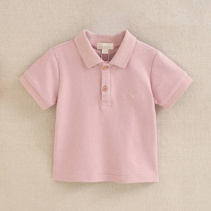 Dadati - Wholesale T-Shirt - Baby - Dusty pink baby boy's polo0