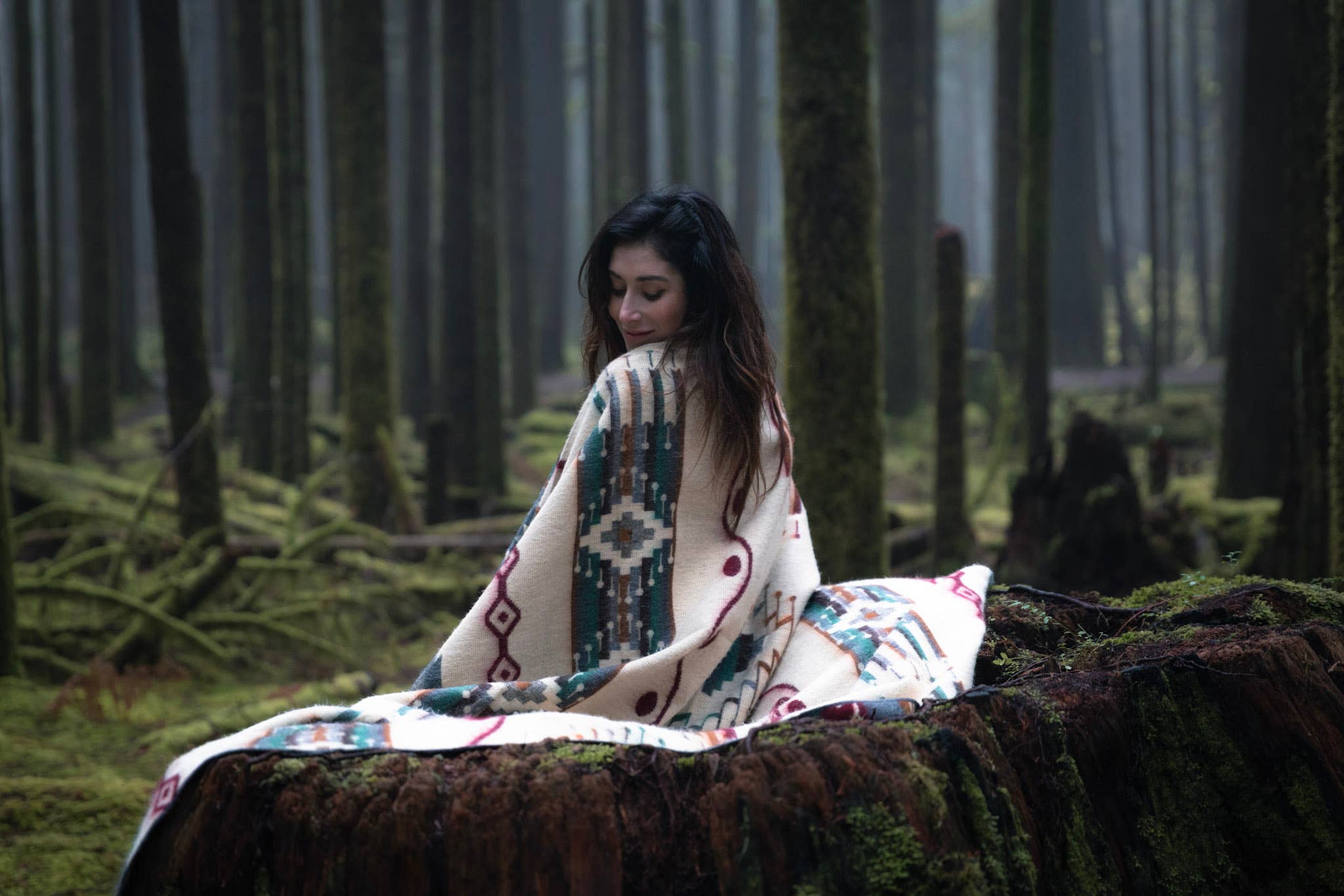 Ecuadane - Vente Plaids - Couverture aztèque occidentale, literie sud-ouest, décoration d'intérieur4