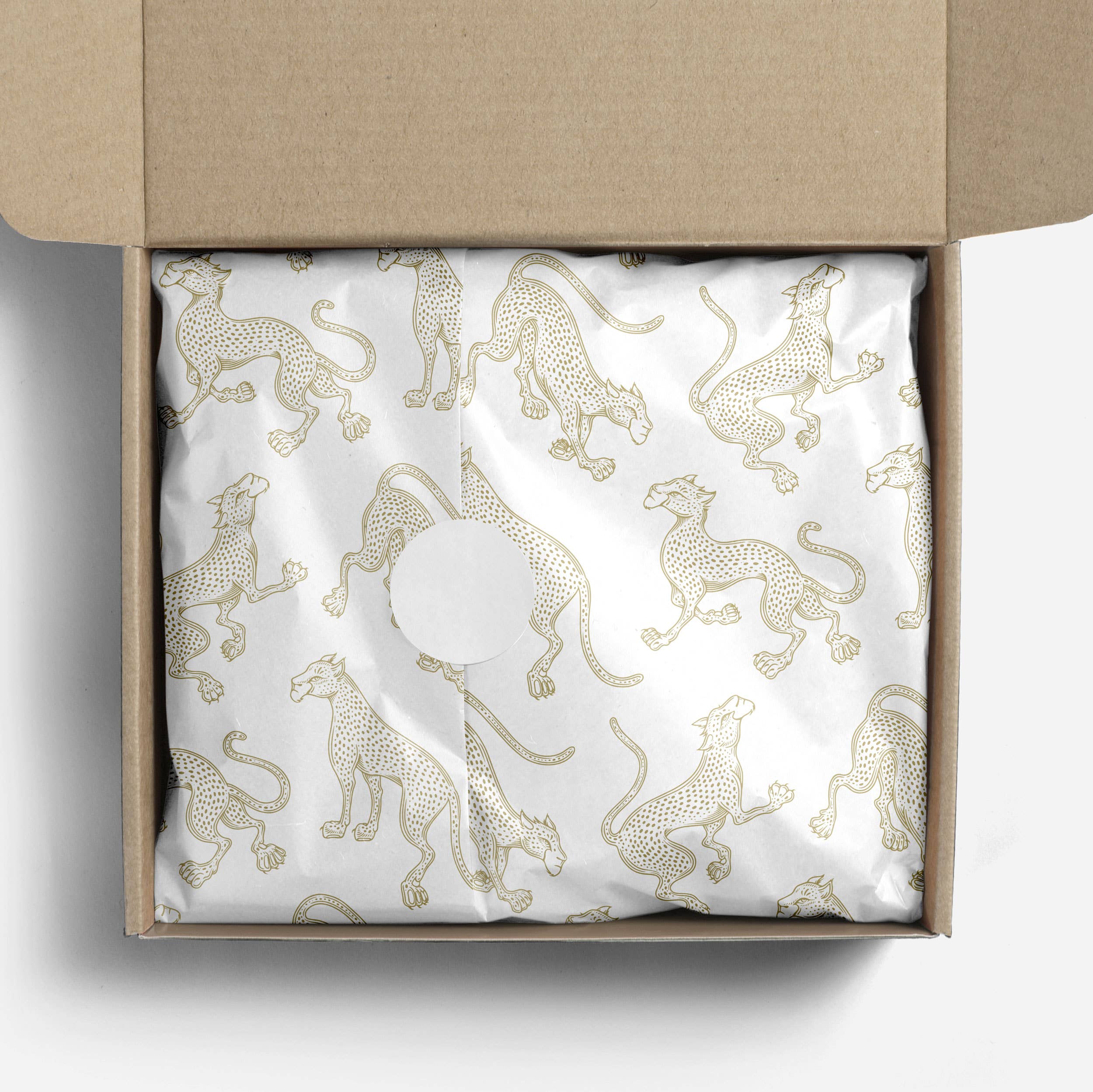 Papergem - Wholesale Tissue Paper - "Golden Cheetahs" Tissue Paper7