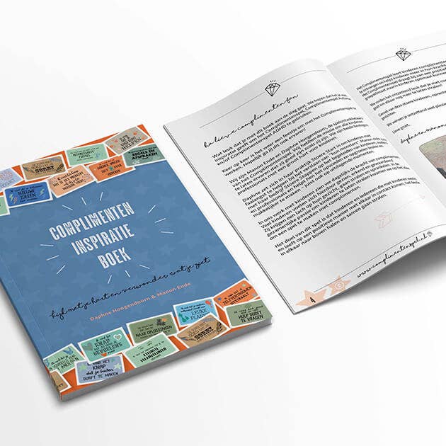 Komplimenter Inspiration Boek för wholesale av complimentenspel