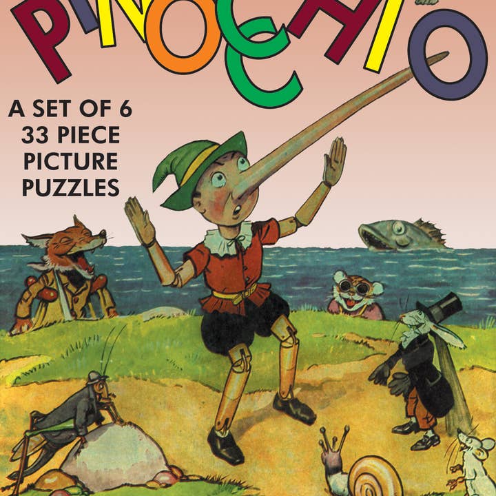 Perisphere & Trylon - Wholesale Puzzle - Kids - PINOCCHIO JIGSAW PUZZLE SET1