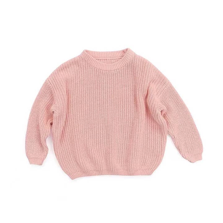 Little Trendy - Wholesale Knit Sweater - Kids - Children's knitted sweaters baby solid color soft sweater