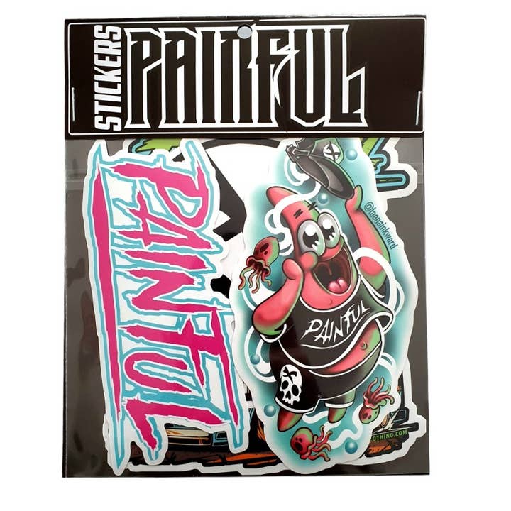 Painful Clothing - Wholesale Sticker - PAINFUL STICKERS PACK series 3