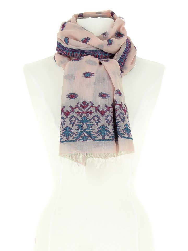 SCANDINAVIA SCARF - 100% COTTON for wholesale by DIWALI PARIS