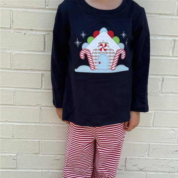 Ensemble de Pantalon Maison en Pain d'Épices pour Garçons pour la vente par Little Lullaby Boutique