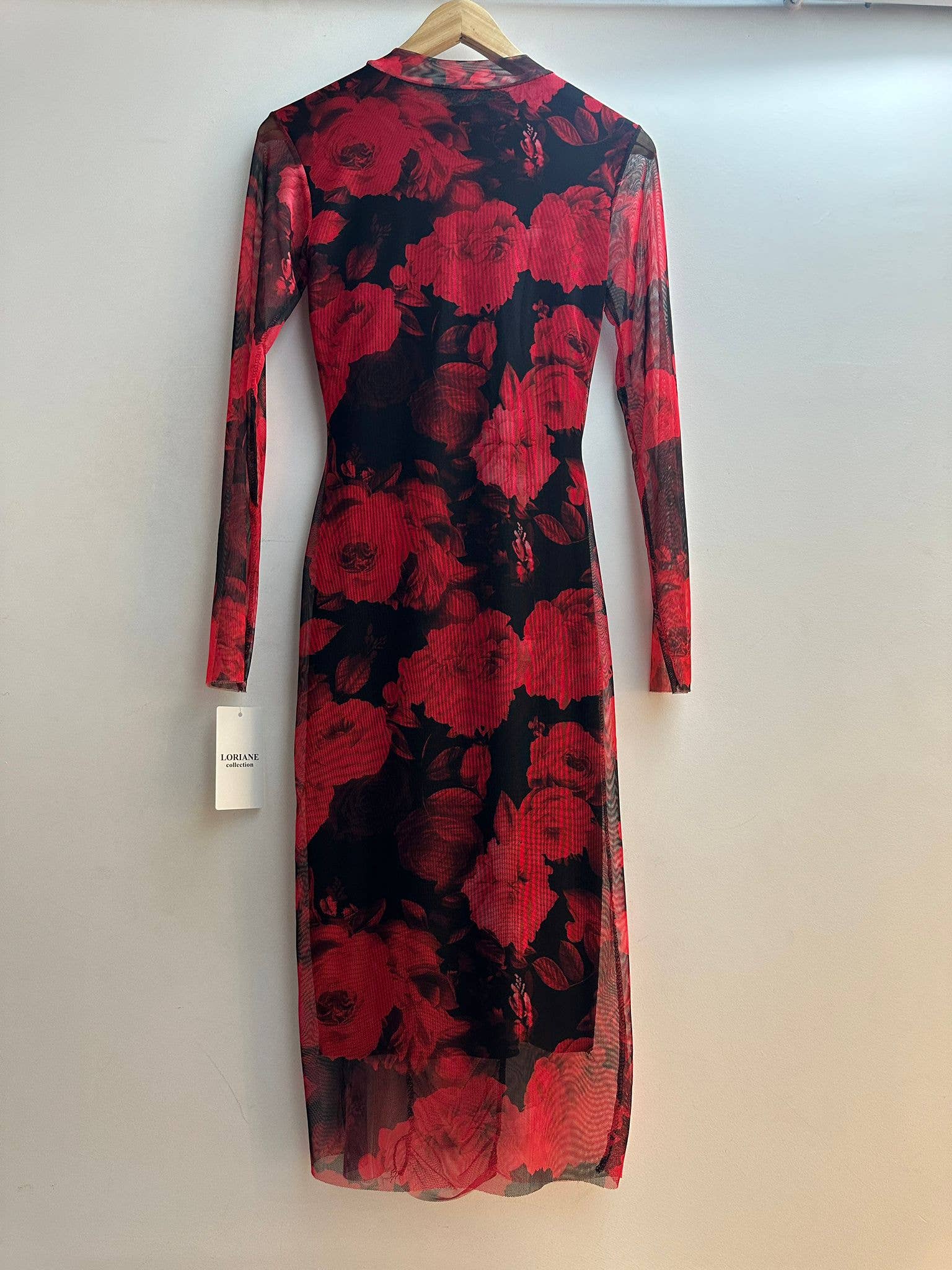 LORIANE - Wholesale Dress - Women's - 6818 One Size Bodycon Print Maxi Dress 18