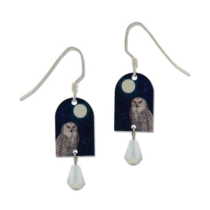 Owl on Tag w/ Dangle for wholesale by Left Hand Studios