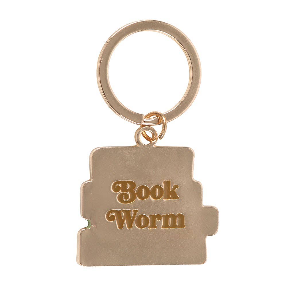 WONDER IMPORTS AUSTRALIA - Wholesale Keychain – Women's - Book Worm Alloy Keyring3