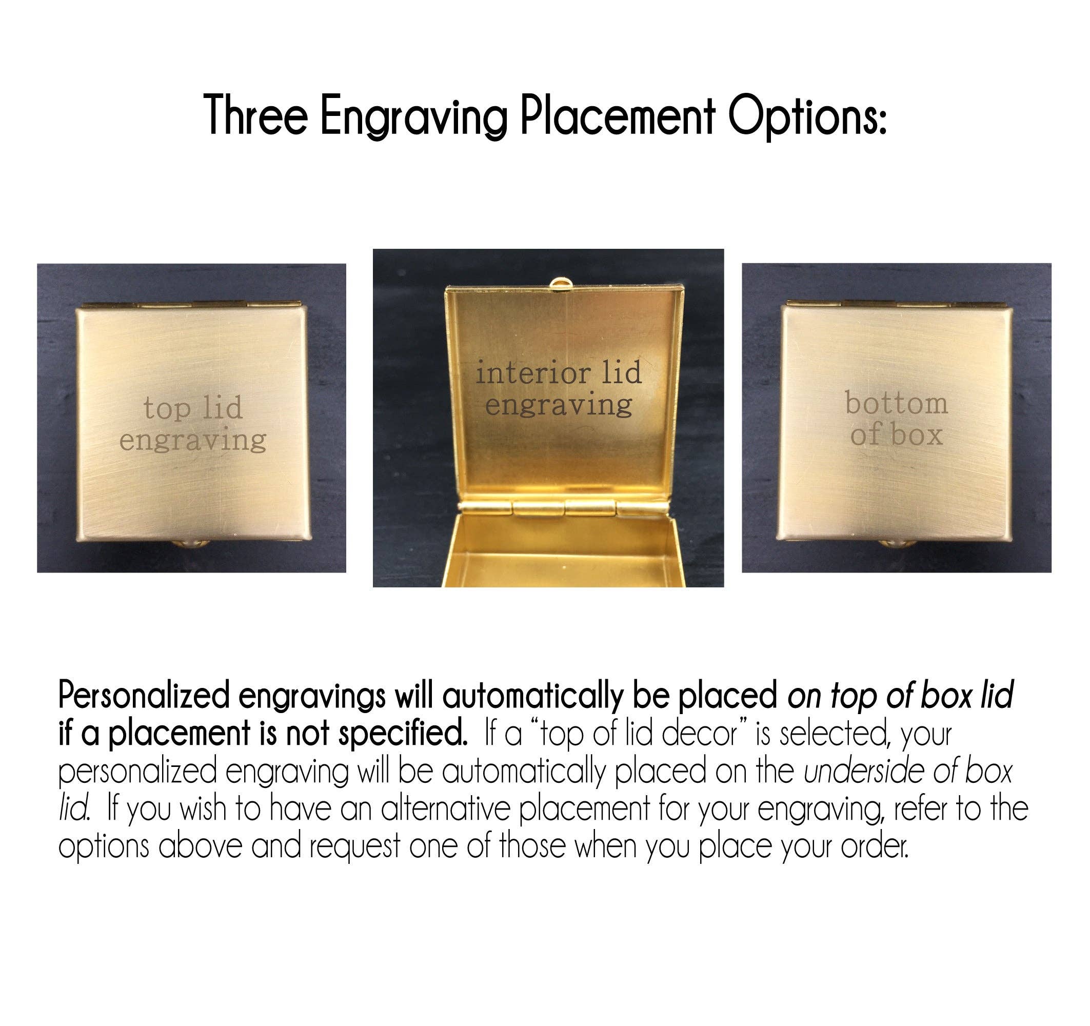 Metal Cloth & Wood - Wholesale Decorative Box - Customizable 1.5" Square Brass Pill or Trinket Box with Your Choice of 3D Lid Decor — Choose Skull, Animals, Insects, or Celestial Motifs!3