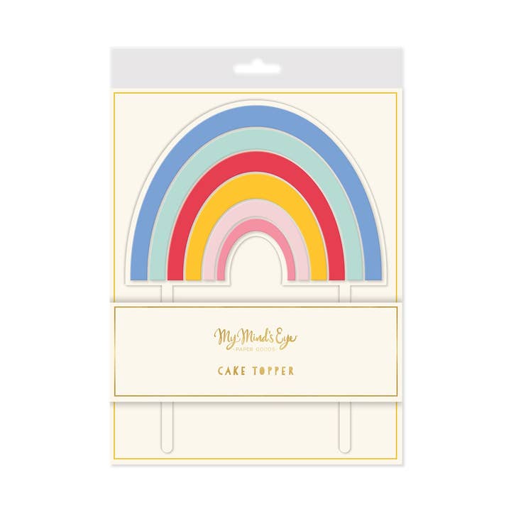 MAG727 - Décoration de gâteau magique arc-en-ciel pour la vente par My Mind’s Eye