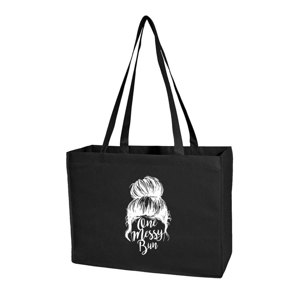 One Messy Bun - Wholesale Tote Bag - Women's - Boujee Tote5