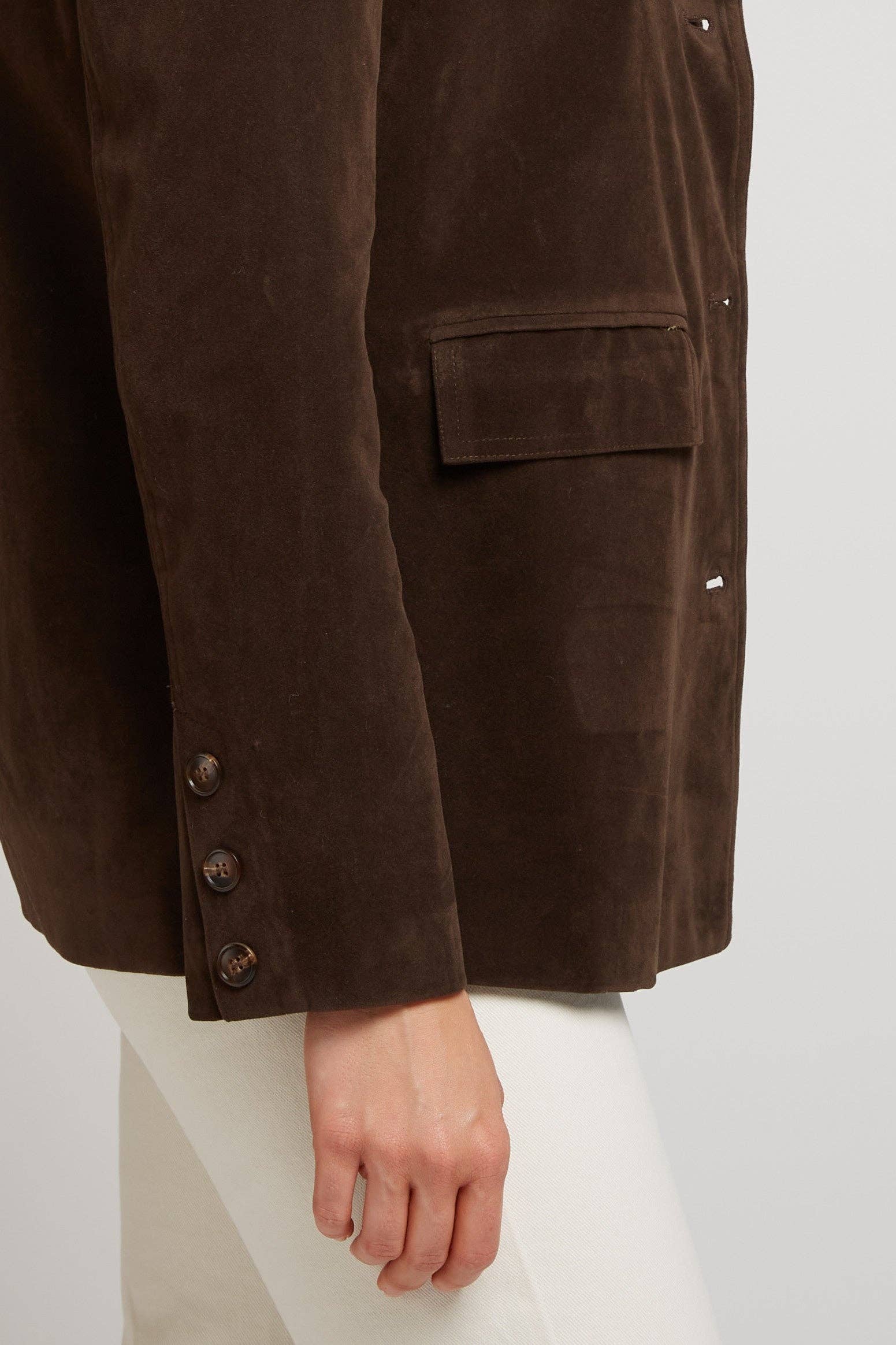 Andy & Lucy - Wholesale Jacket - Women's - WHITNEY - Blazer jacket with aged leather effect2