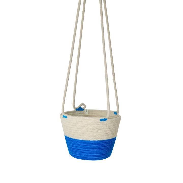 Hanging Planter - Celebrate Spring & Summer Ocean Blue Only for wholesale by Mia Mélange