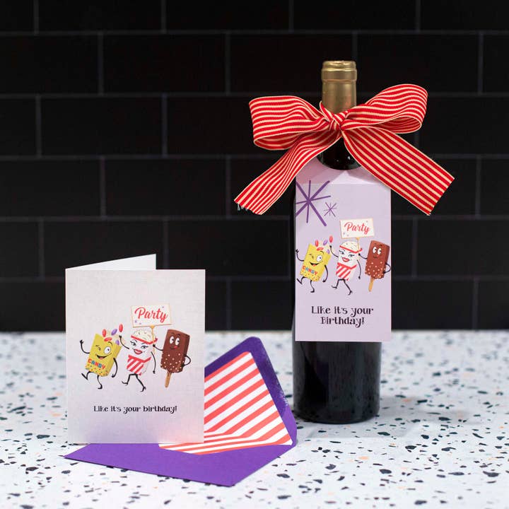 Mod Lounge Paper Company - Wholesale Birthday Card - Lobby Refreshments Birthday Card1