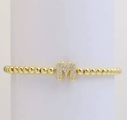 Malibu Sugar – Conjunto de joias por atacado – Pulseiras com Contas Douradas com Iniciais Perfeitas para o Natal!!10