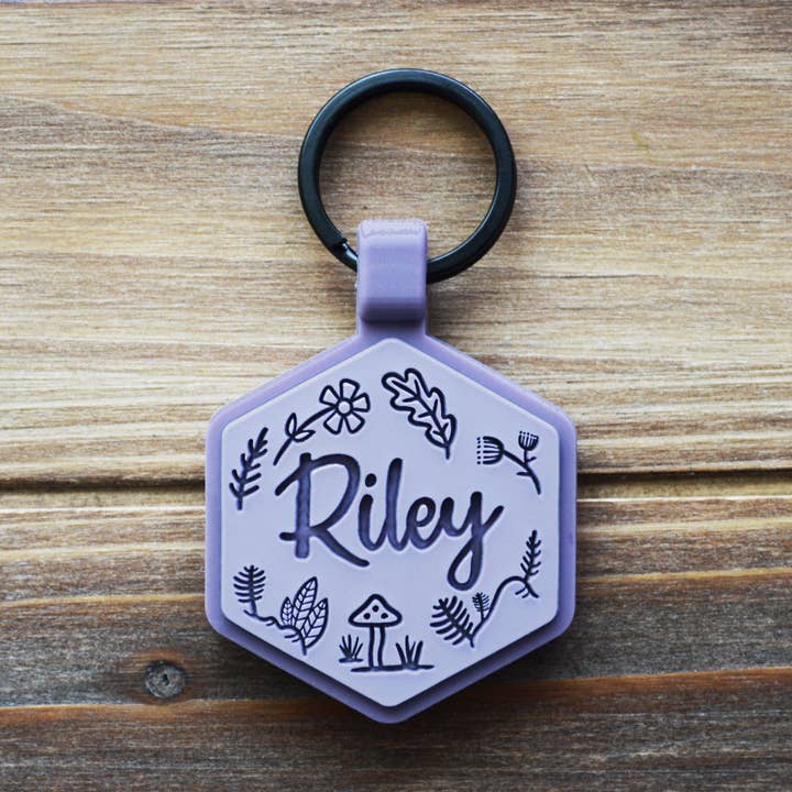 Besties Pets - Wholesale Pet Identification Tag - Dog - Woodland Silicone Dog ID Tag11