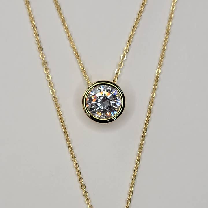 COLLANA A FORMA DI Y A DOPPIO STRATO. per la vendita all'ingrosso da parte di BETTYOH INC