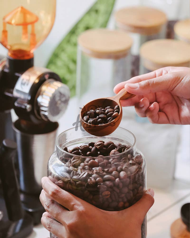 Bali Harvest - Wholesale Measuring Spoon - Teak Wooden Scoop - Flour Coffee Spice Sugar Measuring Spoon2