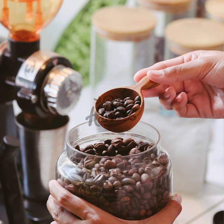 Bali Harvest - Wholesale Measuring Spoon - Teak Wooden Scoop - Flour Coffee Spice Sugar Measuring Spoon2