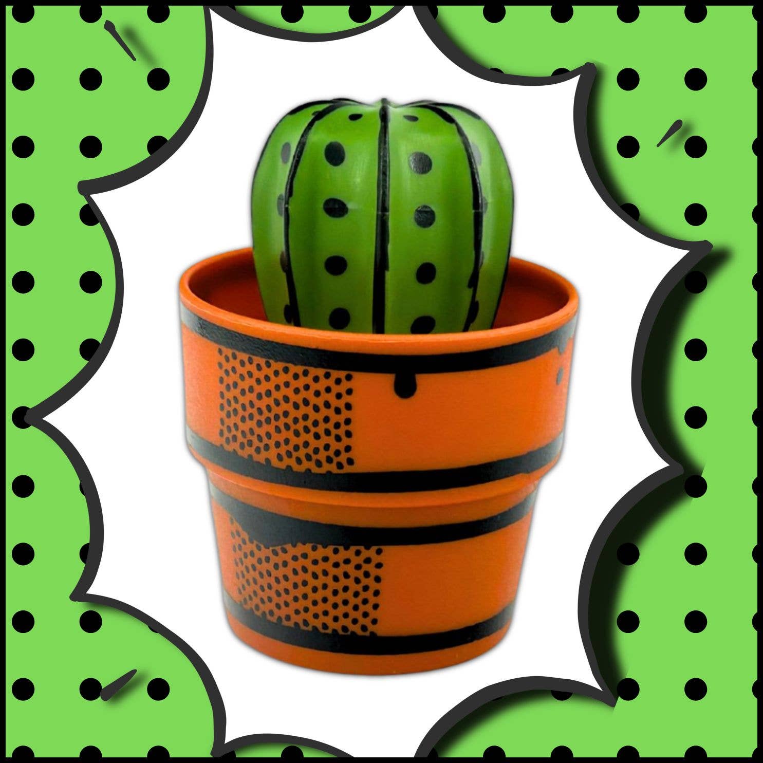 Everyday Objects - Wholesale Cleaning Brush - Cactus Makes Perfect Mesh Scrub Brush for Dishes2