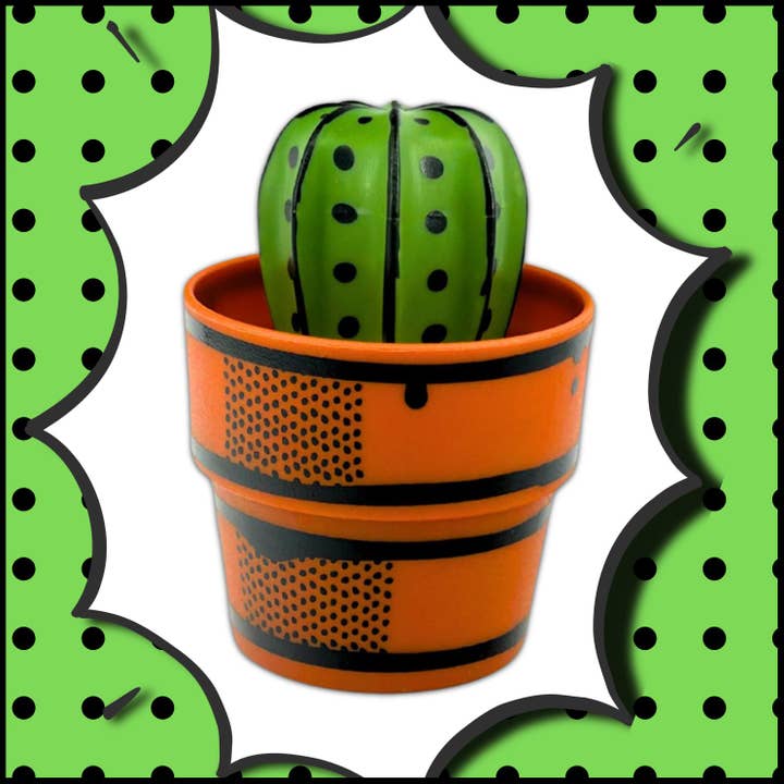Everyday Objects - Wholesale Cleaning Brush - Cactus Makes Perfect Mesh Scrub Brush for Dishes2