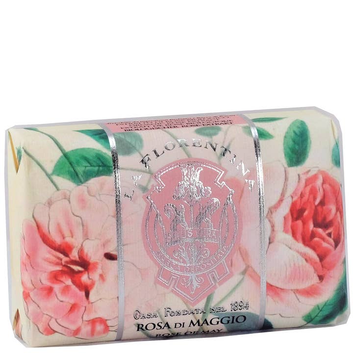 Italian Luxury Group - Wholesale Bar Soap - La Florentina Rose of May Set of 3 Bars Soap 200 g