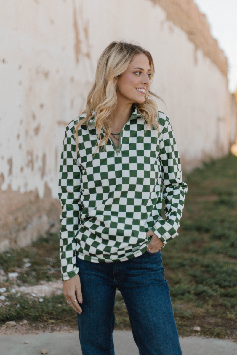 Sterling Kreek - Wholesale Sweatshirt - Women's - Pep Rally Pullover - Green3