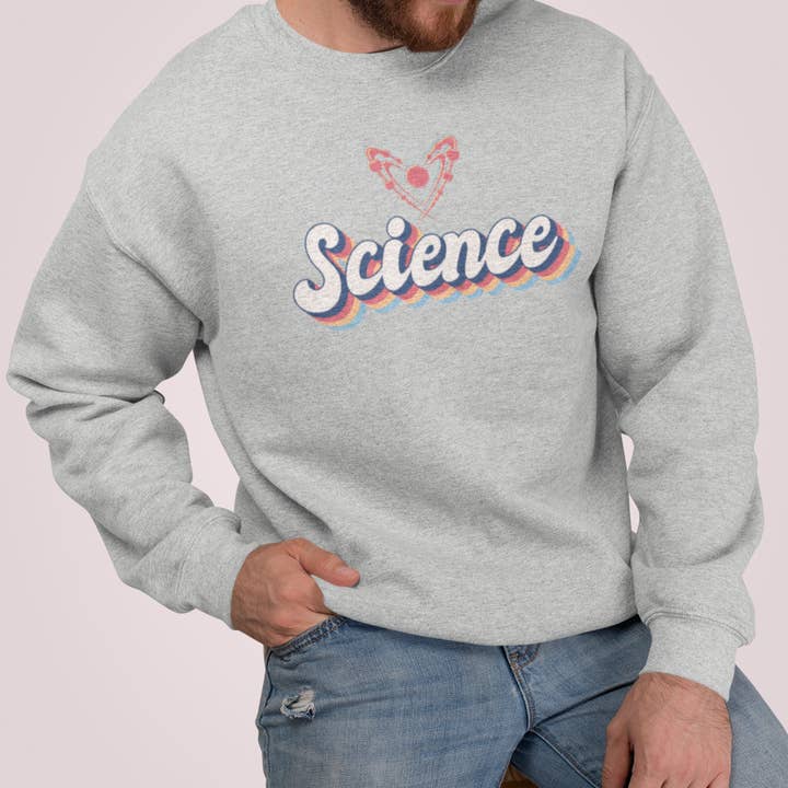 Sweat-shirt graphique Science 🧬🦠 Heart pour adulte pour la vente par IstiloPrints