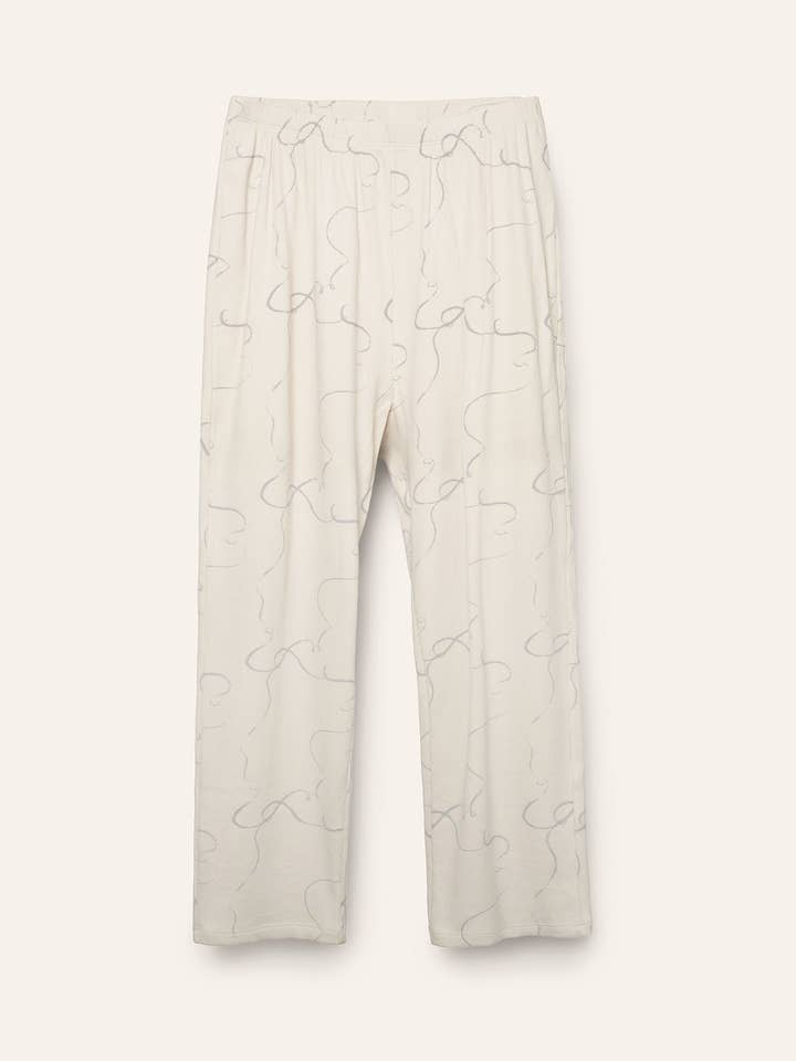 Pantalones de salón de algodón Pima orgánico para mujer - breeze para venta al por mayor de Granelito