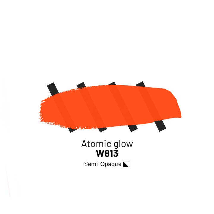 KAMENSKAYA - Wholesale Craft supplies - Neon acrylic ink W813 "Atomic glow"1