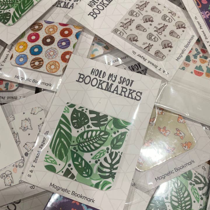 Marque-page magnétique pour les amateurs de livres et de plantes pour la vente par S&Y Brand Paper co.