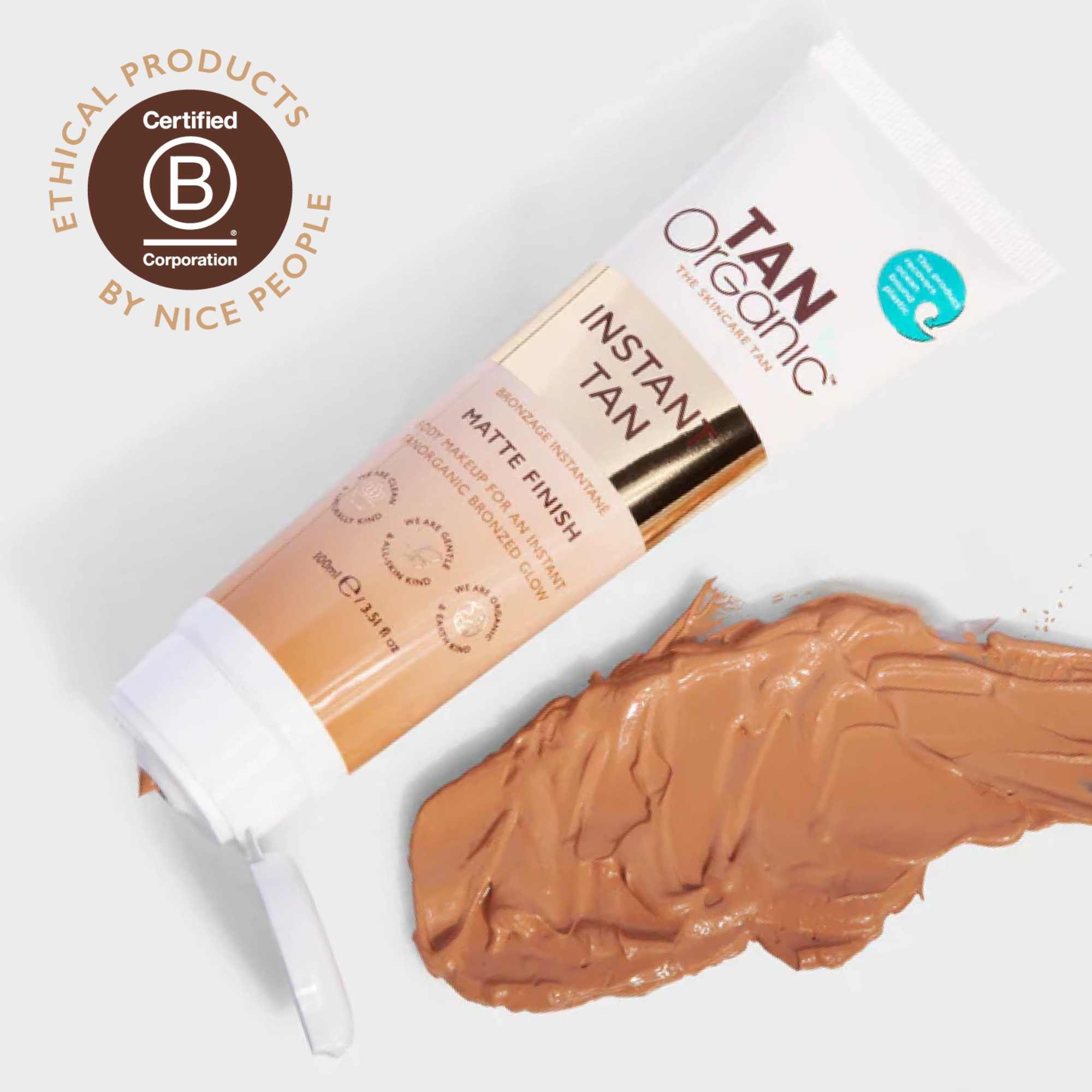 The Kind Brand Company - Wholesale Self-Tanner - TanOrganic  Instant Tan - 100ml Matte1