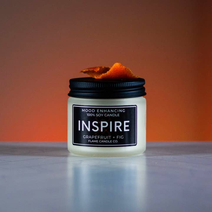 Flame Candle Company - Wholesale Jar/Filled Candle - Inspire - Grapefruit + Fig3