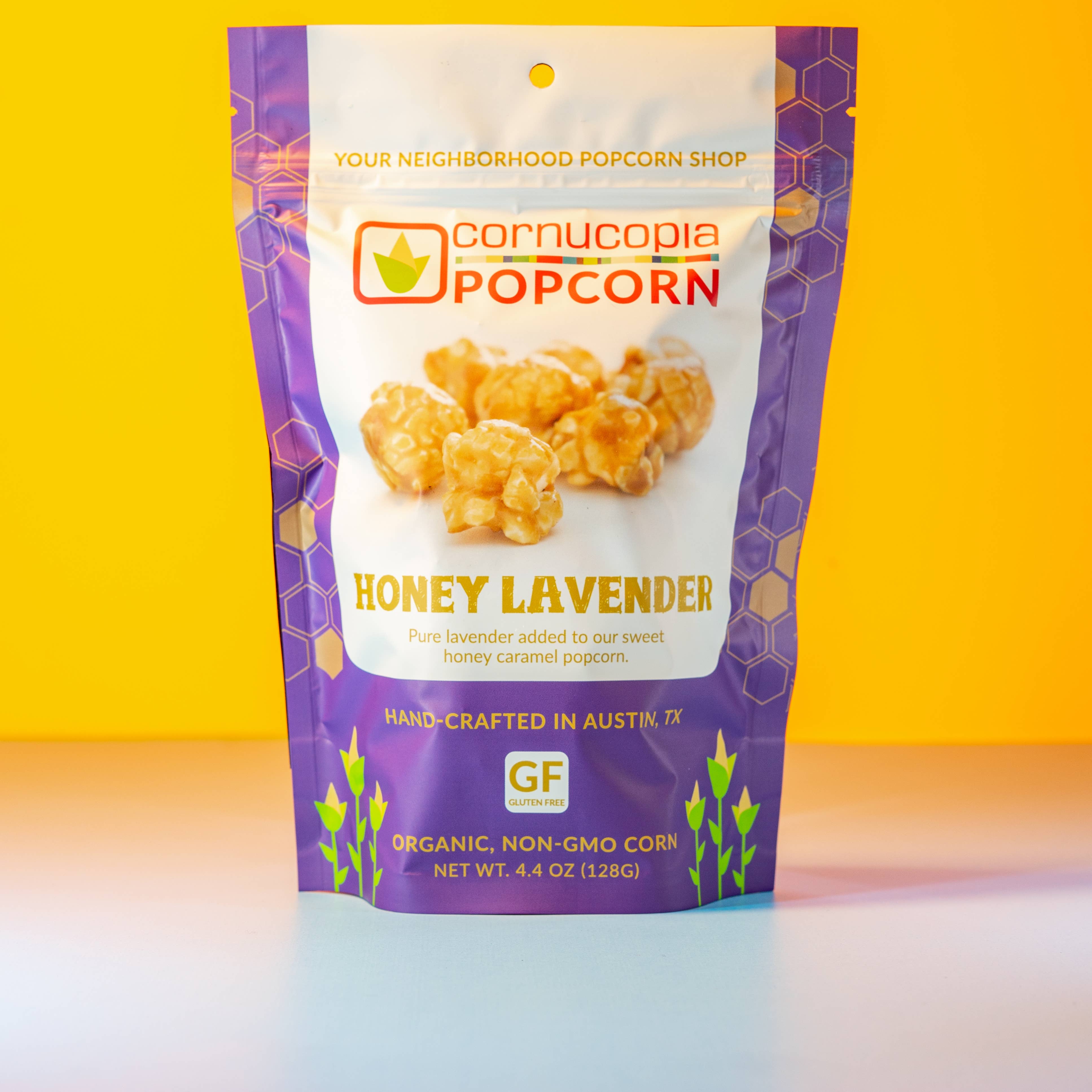 Cornucopia Popcorn - Wholesale Popcorn - Honey Lavender Signature Bag- Spring Flavor 10 pk5