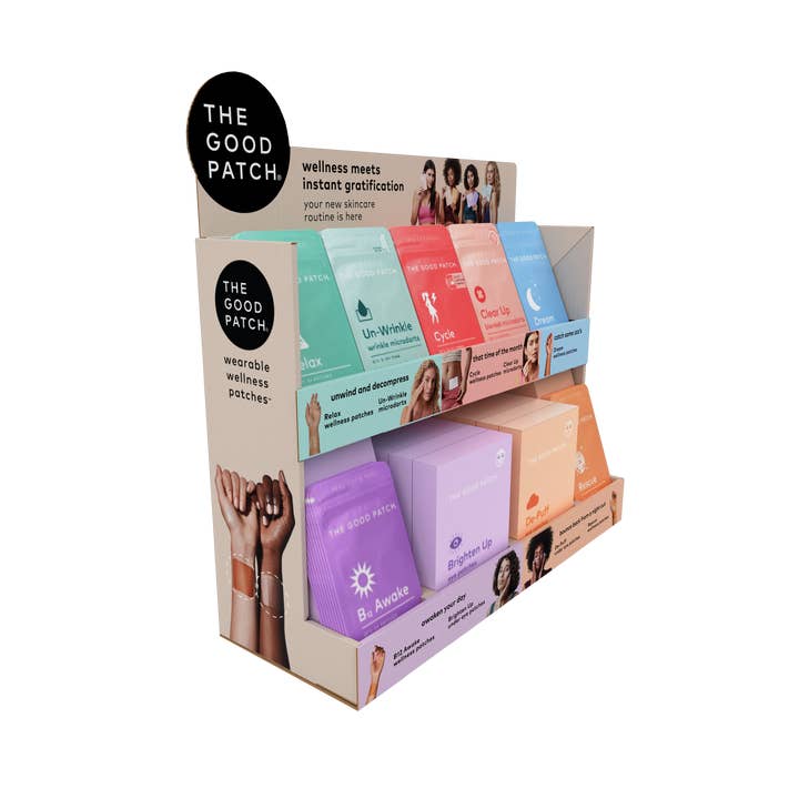 The Good Patch - Wholesale Retailer Display - Beauty & Wellness - Perfect Pairing Counter Top Display